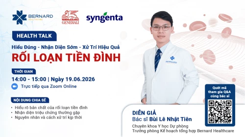 Health Talk: Hiểu đúng - Nhận diện sớm - Xử trí hiệu quả rối loạn tiền đình